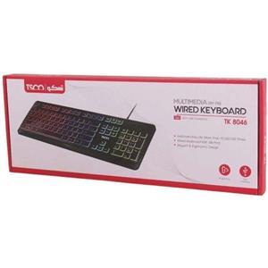 کیبورد گیمینگ تسکو مدل Gaming Keyboard TSCO TK 8046