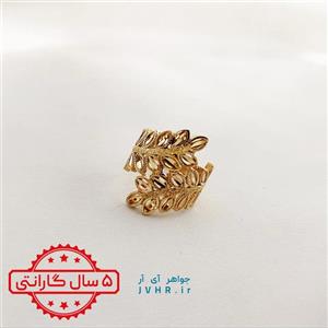 انگشتر طلاروس زنانه طرح گندمی کد199