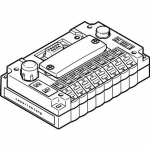 رابط الکتریکال شیر بلوکی فستو CPV14-GE-DI02-8 (546190)