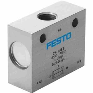 شیر منطقی پنوماتیک فستو AND مدلZK-1/8-B (6680)