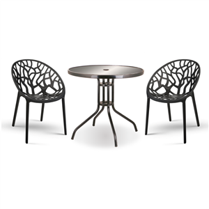 میز صندلی باغی طرح شاخ و برگی کد 05