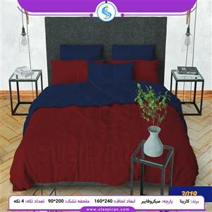 روتختی یک نفره 4 تکه تک رنگ کارینا ملحفه 90 کد 3019