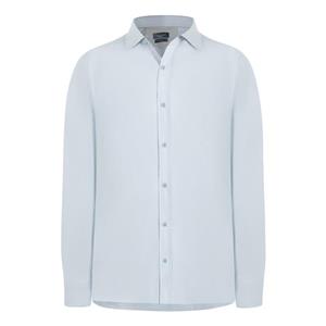 پیراهن آستین بلند مردانه پلاتین مدل پاناما کد 33389 رنگ آبی آسمانی