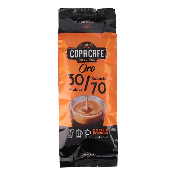 پودر قهوه 30 درصد عربیکا 70 درصد روبوستا  کوپا کافه -250 گرم