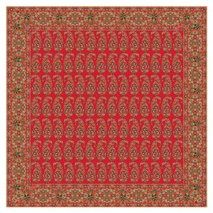 رومیزی ترمه رضایی طرح پروین مدل مربع کد PN-TR-100