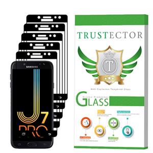 محافظ صفحه نمایش تراستکتور مدل GSS مناسب برای گوشی موبایل سامسونگ Galaxy J7 Pro بسته 5 عددی Trustector GSS Screen Protector For Samsung Galaxy J7 Pro Pack Of 5