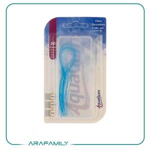 عبور دهنده آکواگام مدل نخ دندان Floss Threaders بسته 20 عددی