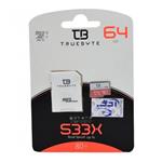 رم موبایل تروبایت (TRUE BYTE) مدل 64GB Micro SD 533X A1-V30 80MB/S خشاب دار