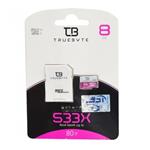 رم موبایل تروبایت (TRUE BYTE) مدل 8GB Micro SD 533X A1-V30 80MB/S خشاب دار