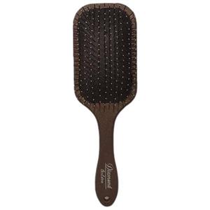 برس مو دسته گرد مستطیلی گلدن دیاموند عکس دار سوزن فلزی