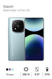گوشی موبایل شیائومی مدل Redmi Note 14 Pro plus 5G  حافظه8/256گیگابایت