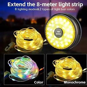 چراغ ریسه شارژی 10 متر STRING LIGHT MH8208