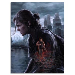 تابلو عکس اتاق گیمینگ با تم لست آف آس (عمودی) last of us-076
