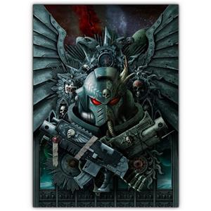 تابلو عکس گیمینگ وار همر - (عمودی) Warhammer 40,000 Art-030