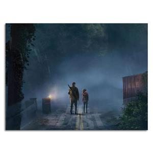 تابلو عکس اتاق گیمینگ با تم لست آف آس (افقی) last of us-021