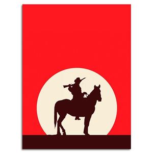 تابلو عکس اتاق گیمینگ با تم رد دد (عمودی) Red Dead-117