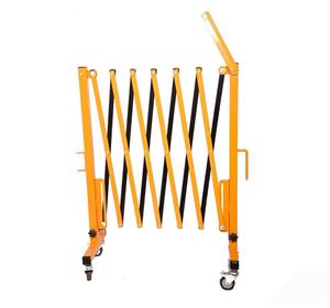 راه بند فلزی آکارئونی طول10 متر چرخدار