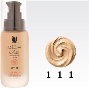 کرم پودر مایع مارین رز SPF 15 با ویتامین E و روغن آرگان