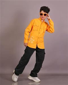 شلوار کارگو بچگانه کتان سایز 75تا100 K1006041