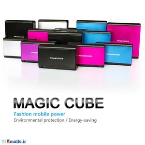 پاوربانک پاوراکس مدل مجیک کیوب ظرفیت 12000 میلی امپر ساعت Powerocks Magic Cube 12000mAh Powerbank 
