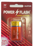 باتری 9V کتابی Super Alkaline برند POWER FLASH