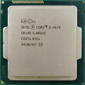 سی پی یو استوک اینتل آی فایو 4670 هسول Intel Core i5-4670 3.4GHz LGA 1150 Haswell CPU STOCK