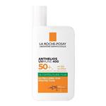 فلوئید ضدآفتاب بی‌رنگ لاروش پوزای  SPF50 مدل Anthelios حاوی محافظ UVA ،UVB، ضدآب مناسب برای انواع پوست حجم 50 میلی‌لیتر