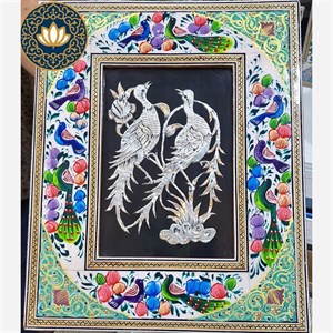 تابلو قلمزنی مسی مدل غزال