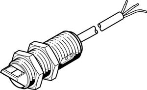SOEG-RTH-M18W-PS-K-2L (537688) سنسور نوری فستو (سنسور دیفیوز)