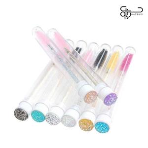 براش مژه و ابرو محافظ دار طرح کریستالی کد 33