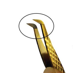 پنس مژه برند اوکلیر نوک پنس فایبر کد b90