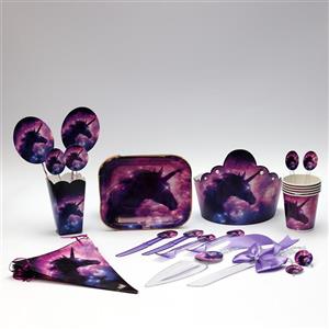 پک کامل تولد تم یونیکورن بنفش کد te024