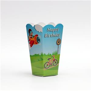 جعبه پاپ کورن تولد تم وسایل نقلیه بسته 10 عددی کد43