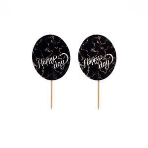 تاپر کوتاه تولد تم happy day بسته 10 عددی کد887