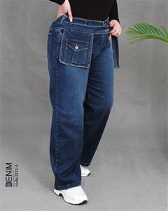 شلوار نیم بگ جیب کمری پشت کمر کش زنانه کد1