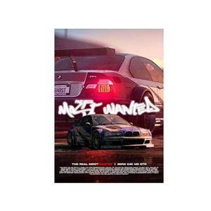 متال پوستر گیمینگ طرح Need for Speed Most Wanted کد PCD-MB1159