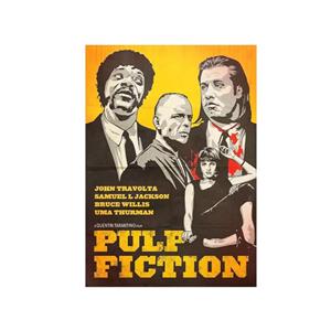 متال پوستر فیلم طرح Pulp Fiction کد PCD-MB1109