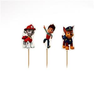 تاپر کوتاه تولد تم سگ های نگهبان بسته 10 عددی