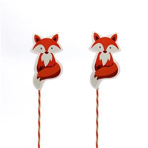 تاپر بلند تولد تم روباه بسته 6 عددی