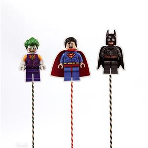 تاپر بلند تولد تم lego بسته 6 عددی