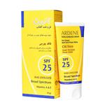 کرم ضد آفتاب SPF25 مناسب پوست های چرب و جوشدار آردن 50 گرمی