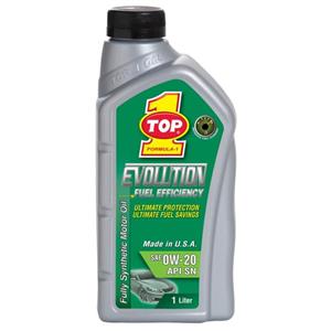 روغن موتور 0W-20 فول سینتتیک مخصوص خودرو های هیبریدی یک لیتری Top1-تاپ وان 