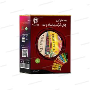 چای کرک، ماسالا و چای لاته ترکیبی پپتینا بسته 10 عددی
