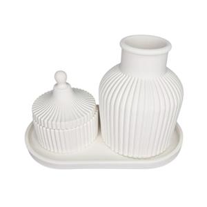 ست 4 تکه دکوری بتنی مدل مراکشی کد 01