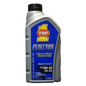 روغن موتور 0W-40 فول سینتتیک یک لیتری Top1-تاپ وان 