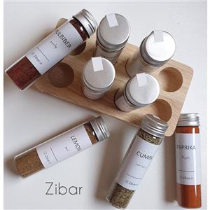 استند چوبی ۸ عددی شیشه پیرکس کد 9639