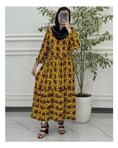 پیراهن ساحلی زنانه گلدار وارداتی دریا 4132