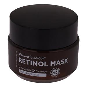 ماسک صورت ویبرانت گلمور مدل رتینول وزن 50 گرم