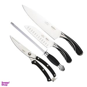 ست چاقو اشپزخانه 4 پارچه جی فی نی کد G-03 PLUS