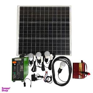 پکیج برق خورشیدی اضطراری قابل حمل 200 وات ساعت مدل N18SLA50i500 به همراه اینورتر 500 وات